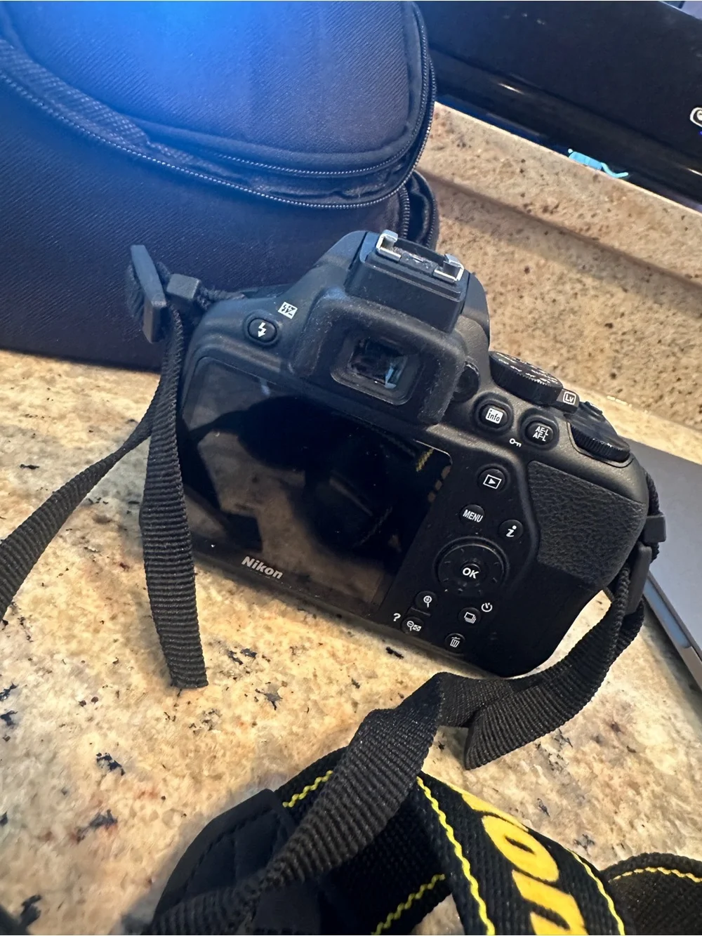 Nikon D3500 24.2 MP Digital SLR Camera Including Charger and Lens